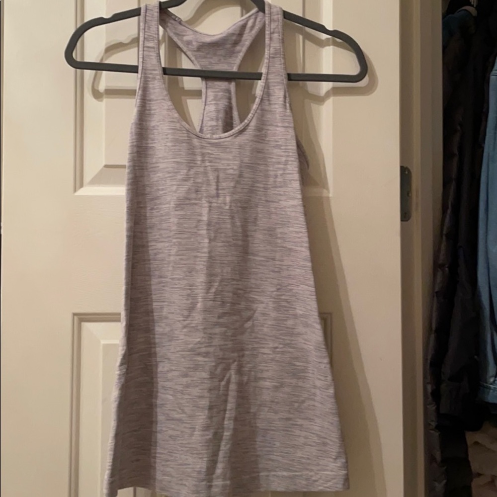 Lululemon Cool Racerback Tiger Space Dye Gray